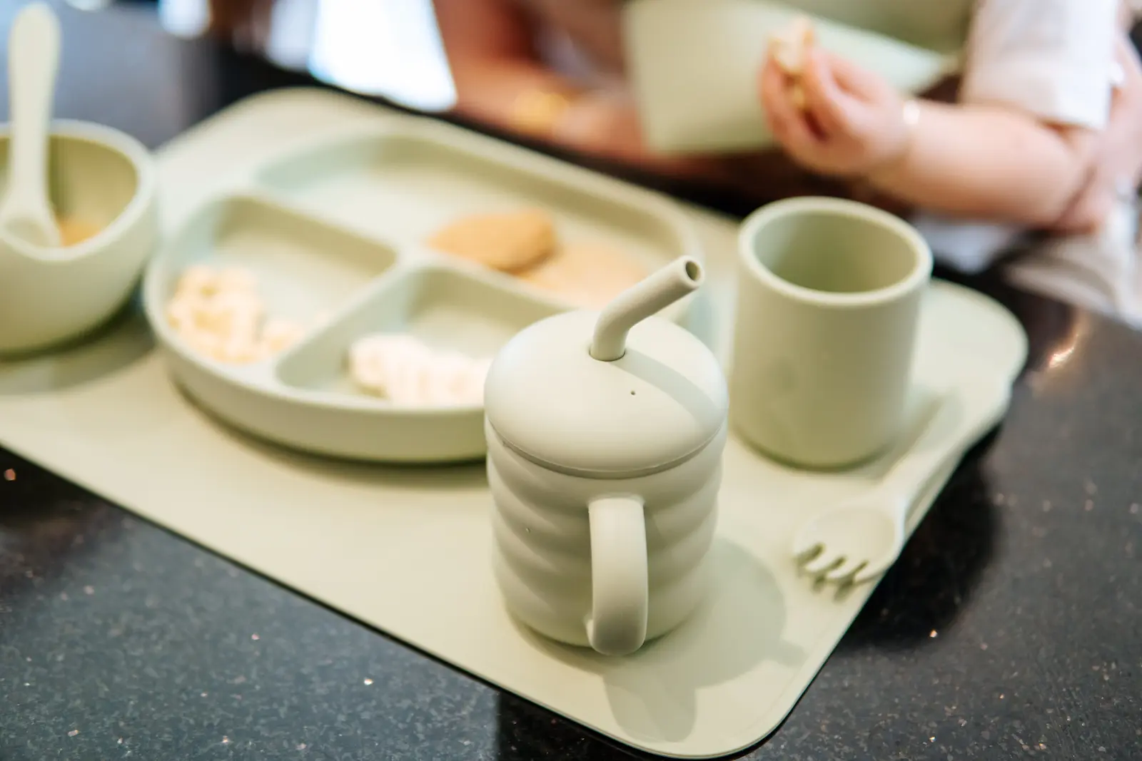 Set de Alimentación Ideal | Sage Green