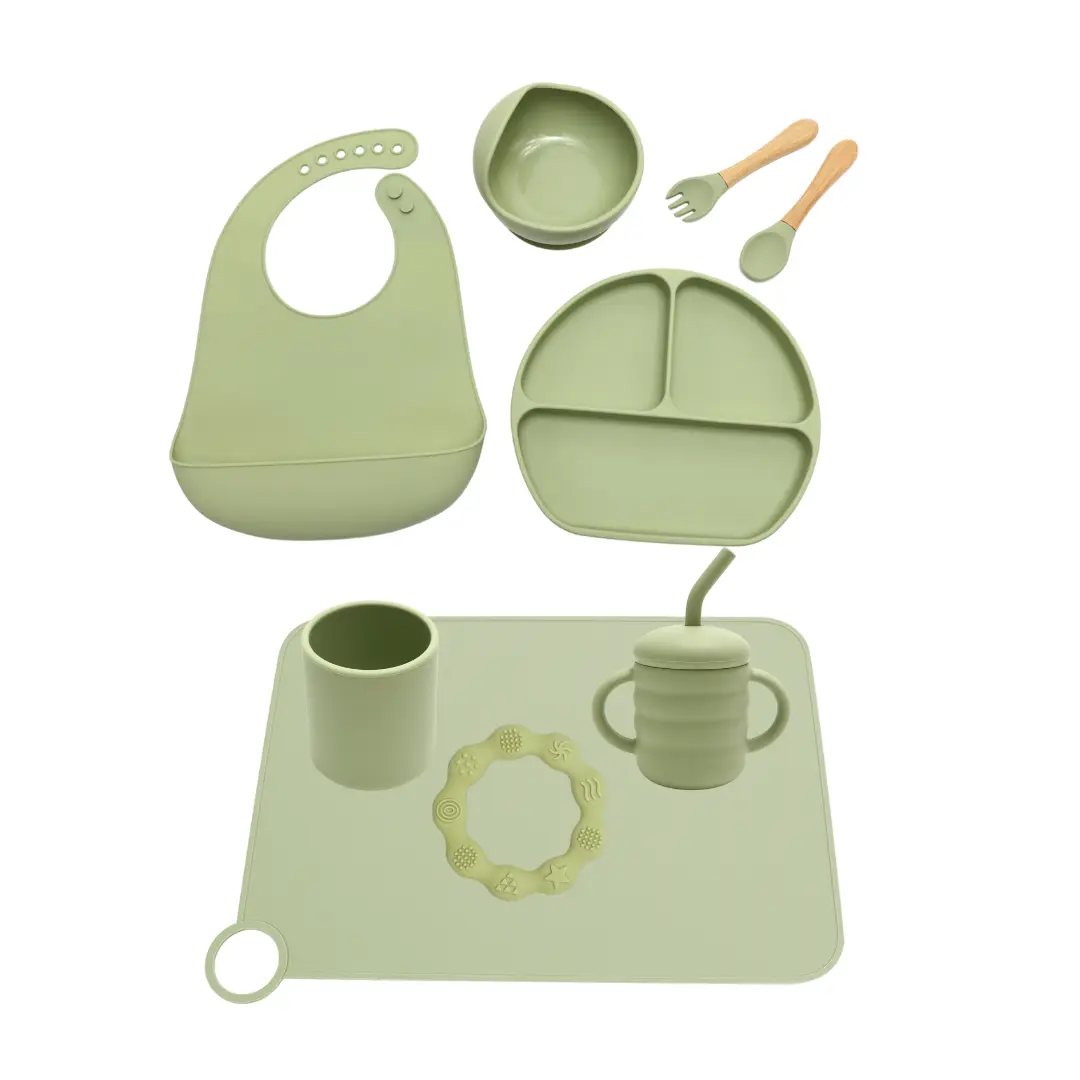 Set de Alimentación Ideal | Sage Green