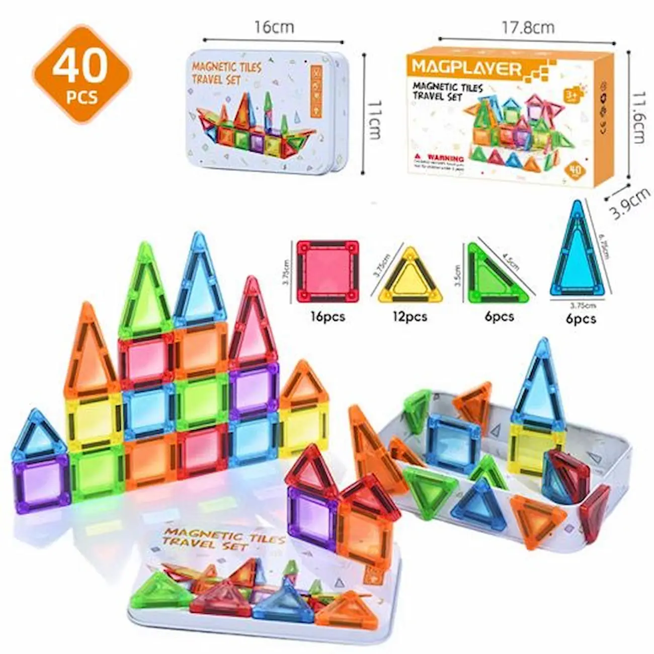 Magnetic Tiles | Travel Set