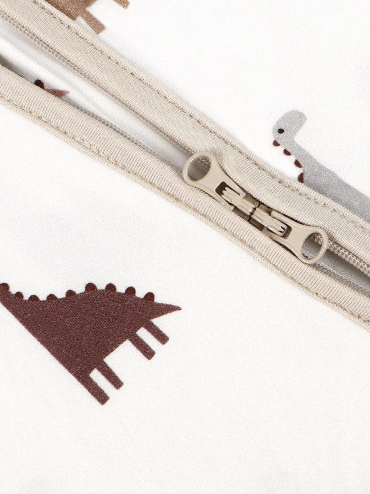 Mameluco con cierre Dinos Bamboo