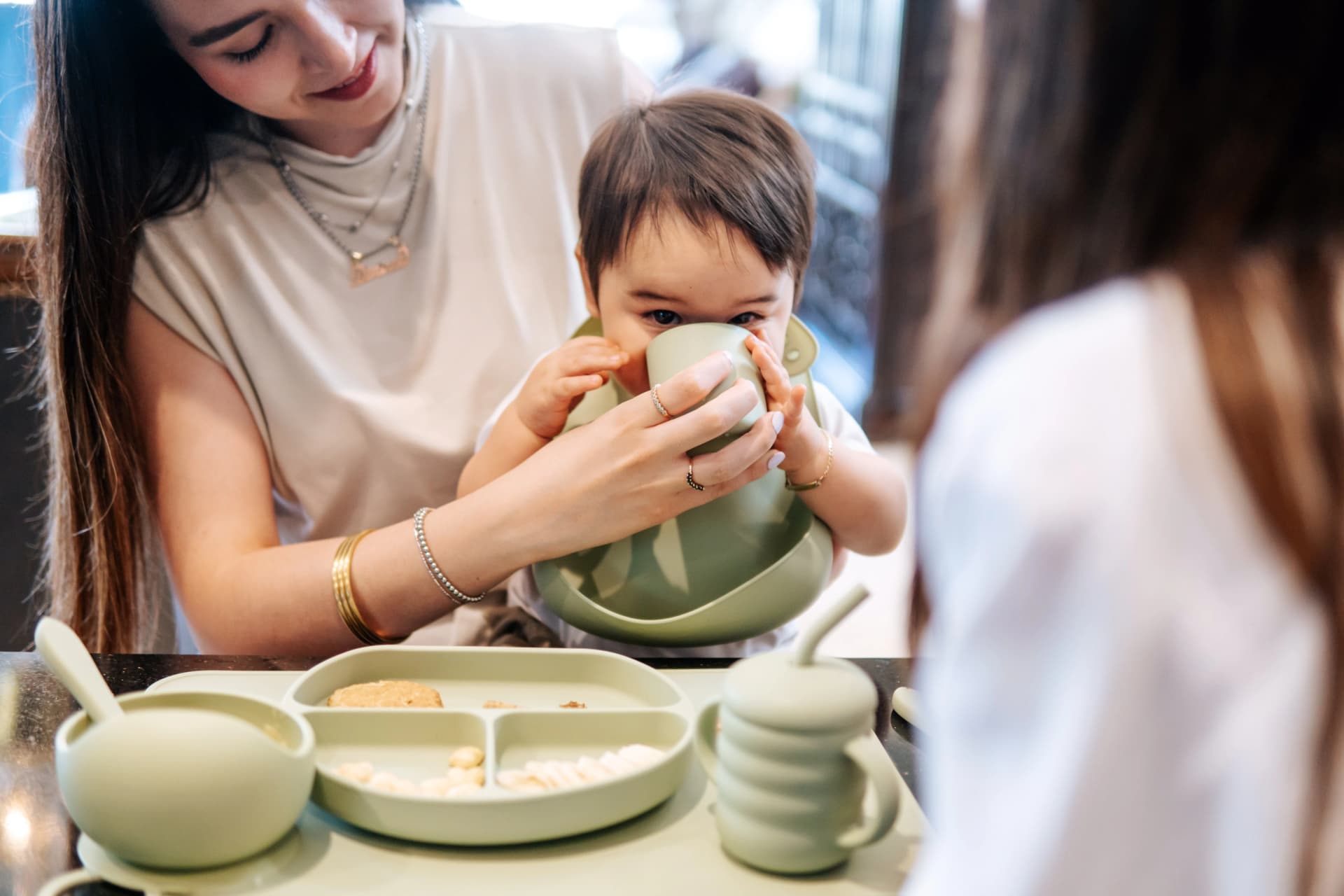 Vaso abierto | Sage Green