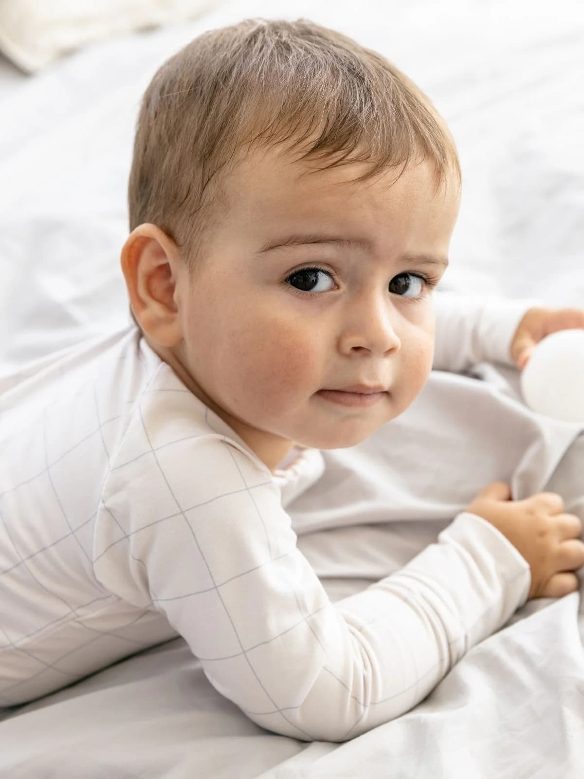 Mameluco con cierre Check Bamboo