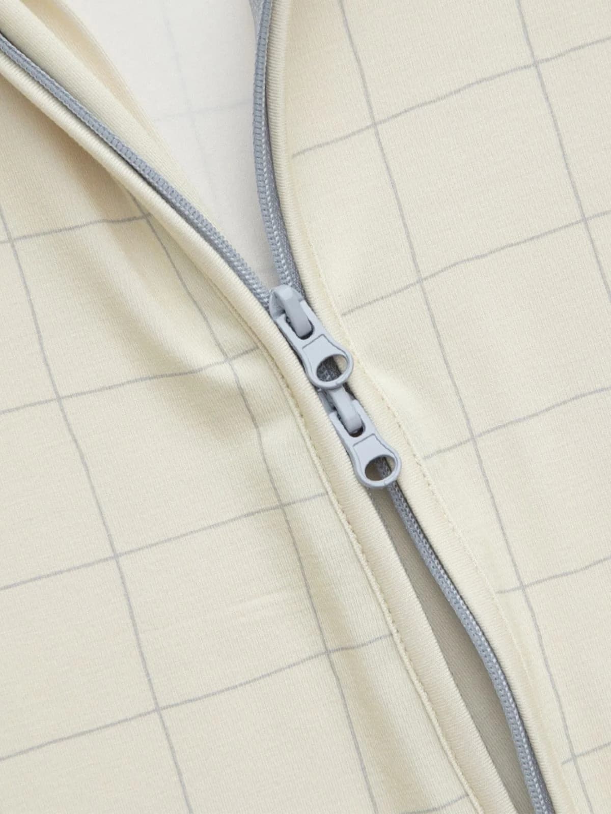 Mameluco con cierre Check Bamboo