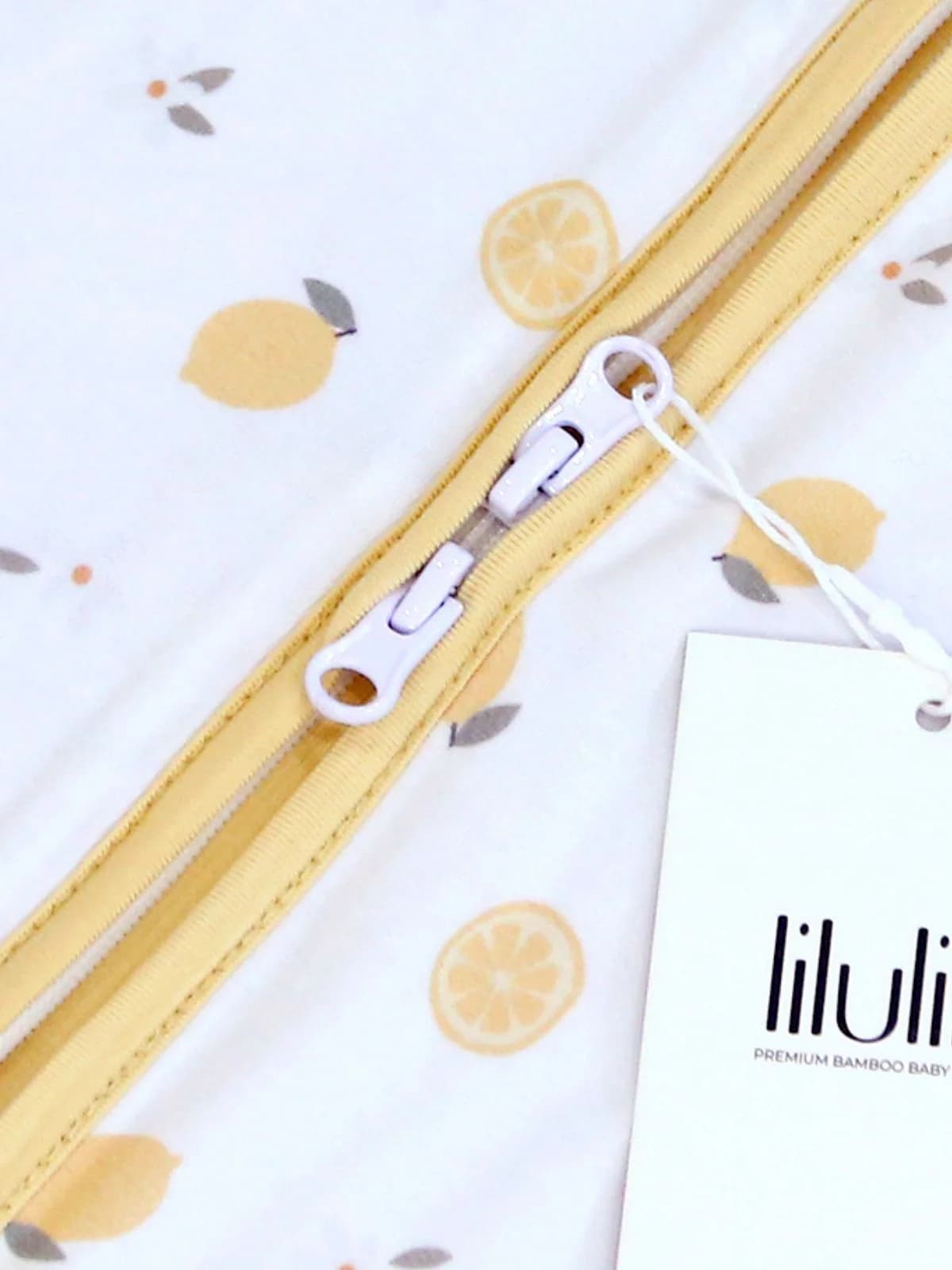 Mameluco con cierre Lemons Bamboo