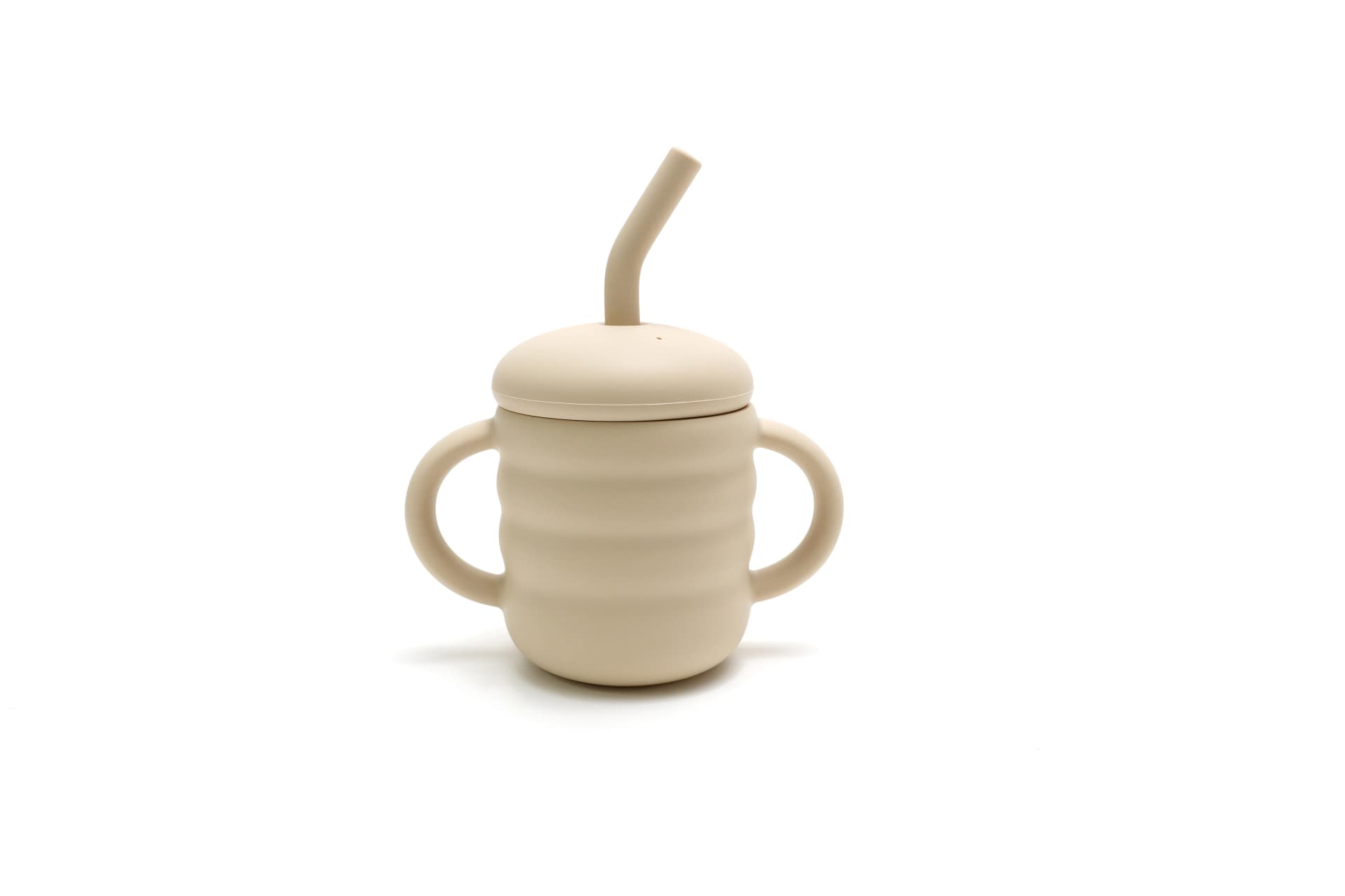Vaso con Popote | Peach Cream