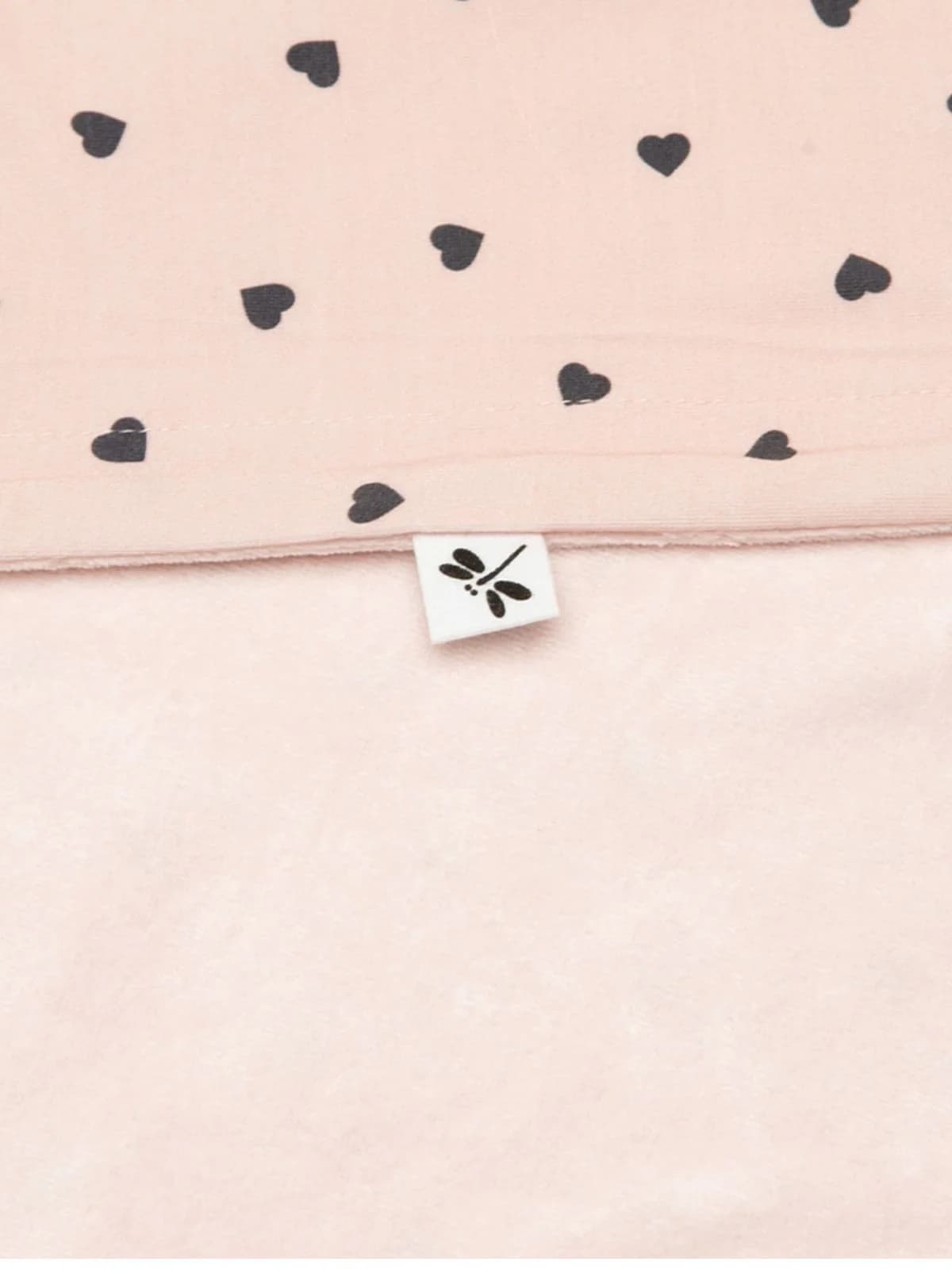 Little Hearts Bamboo Baby Blanket