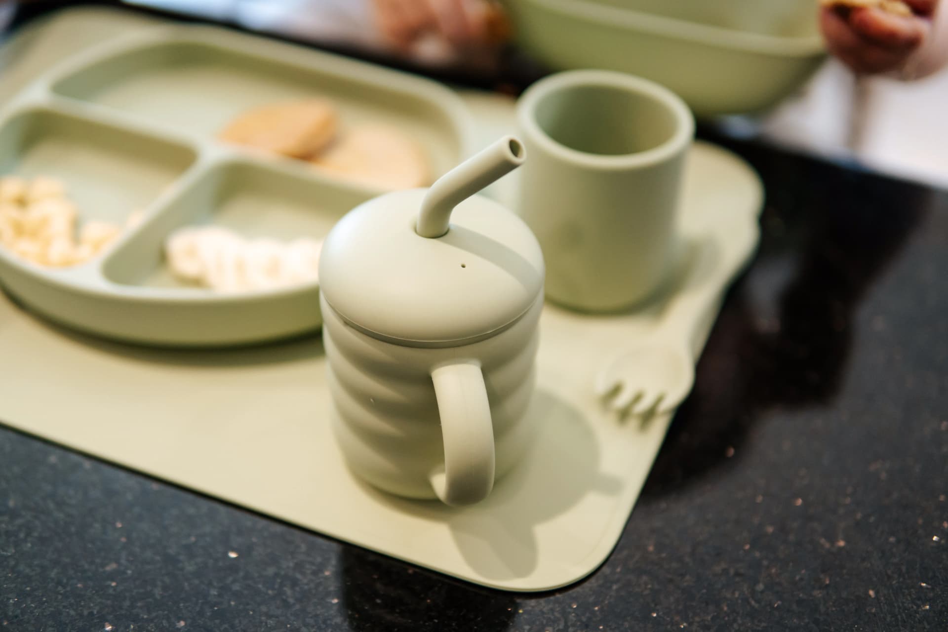 Vaso con Popote | Sage Green