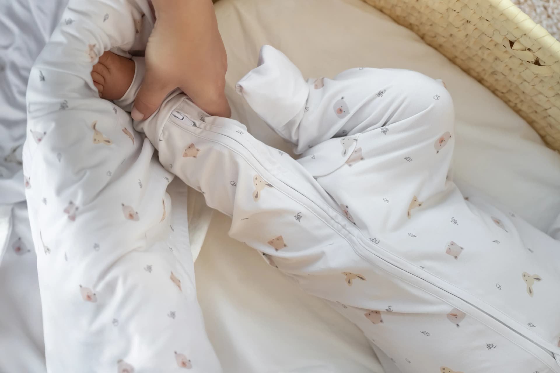 Mameluco con cierre Forest Friends Bamboo