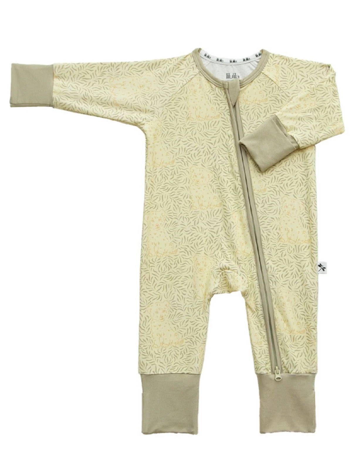 Mameluco con cierre Baby Lion Bamboo