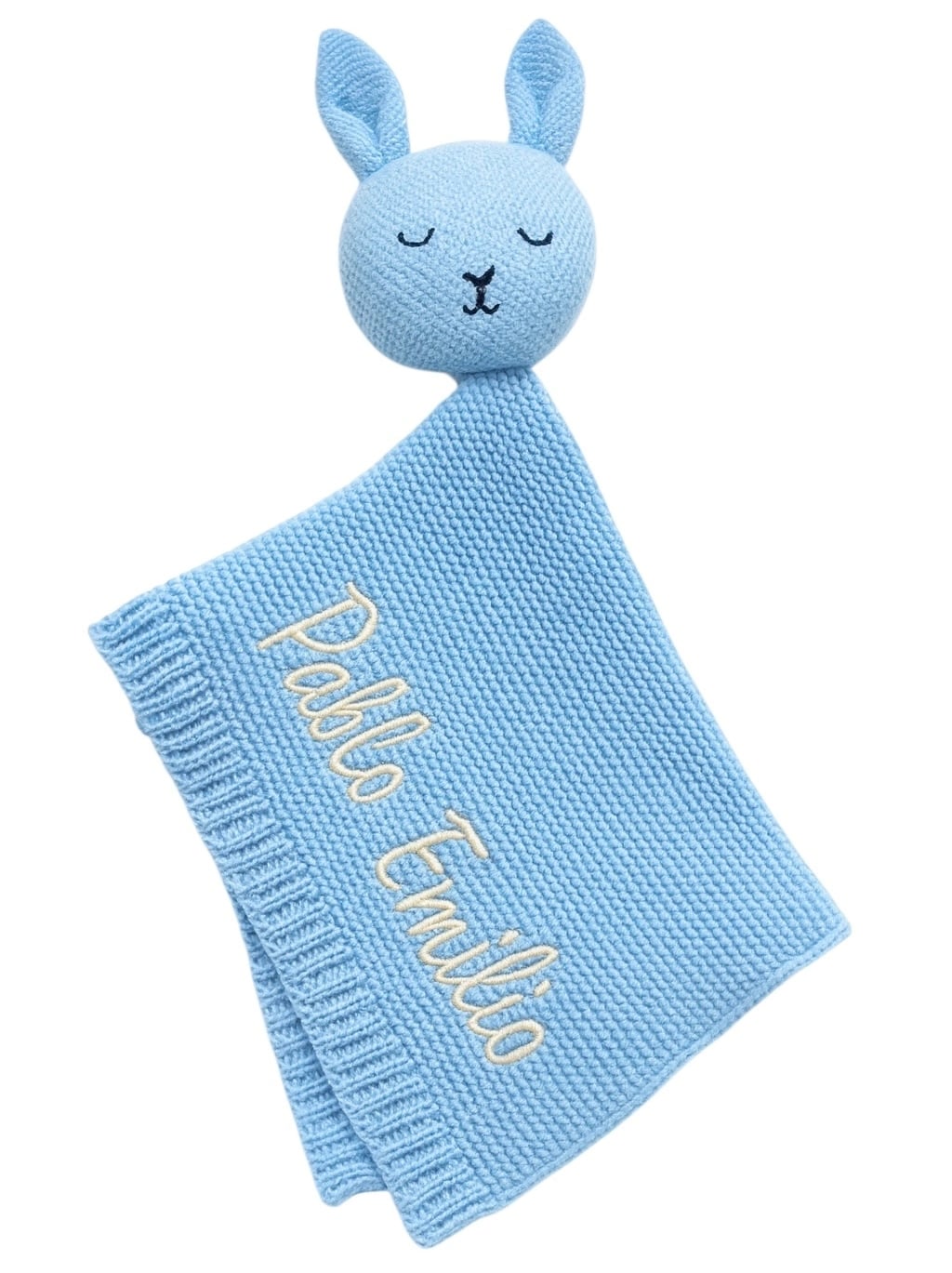 Snuggle Bun Light Blue | Manta de apego Personalizable