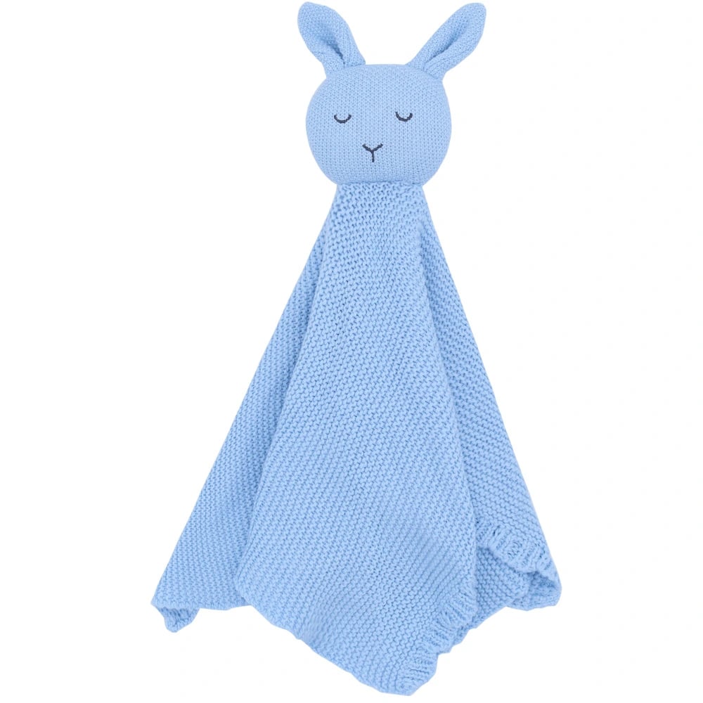 Snuggle Bun Light Blue | Manta de apego Personalizable