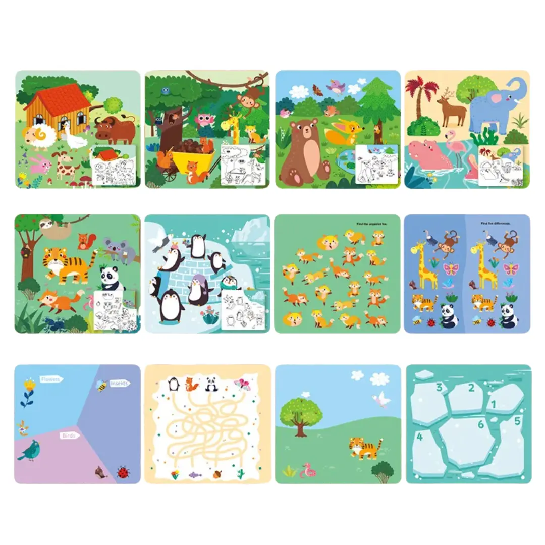 Magic water painting Animals