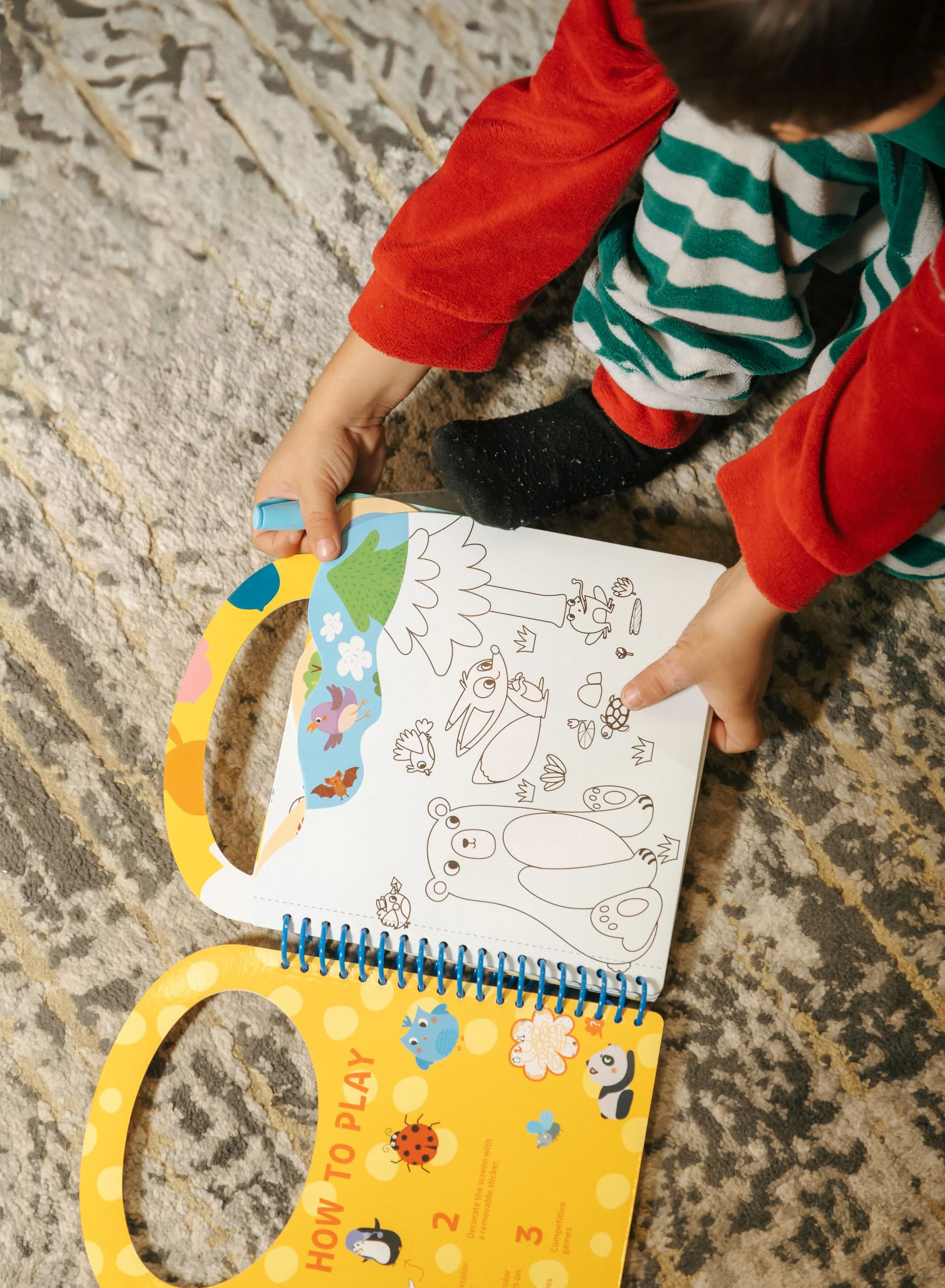 Magic water painting Animals