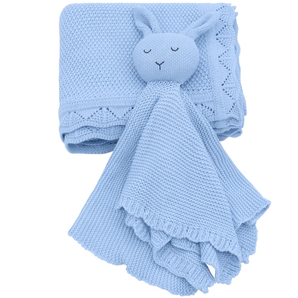 Comfort Set Light Blue | Cobija + Manta de apego