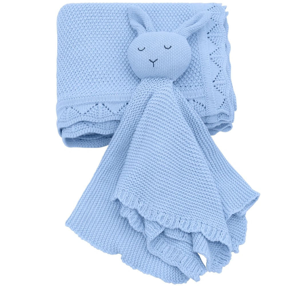 Comfort Set Light Blue | Cobija + Manta de apego