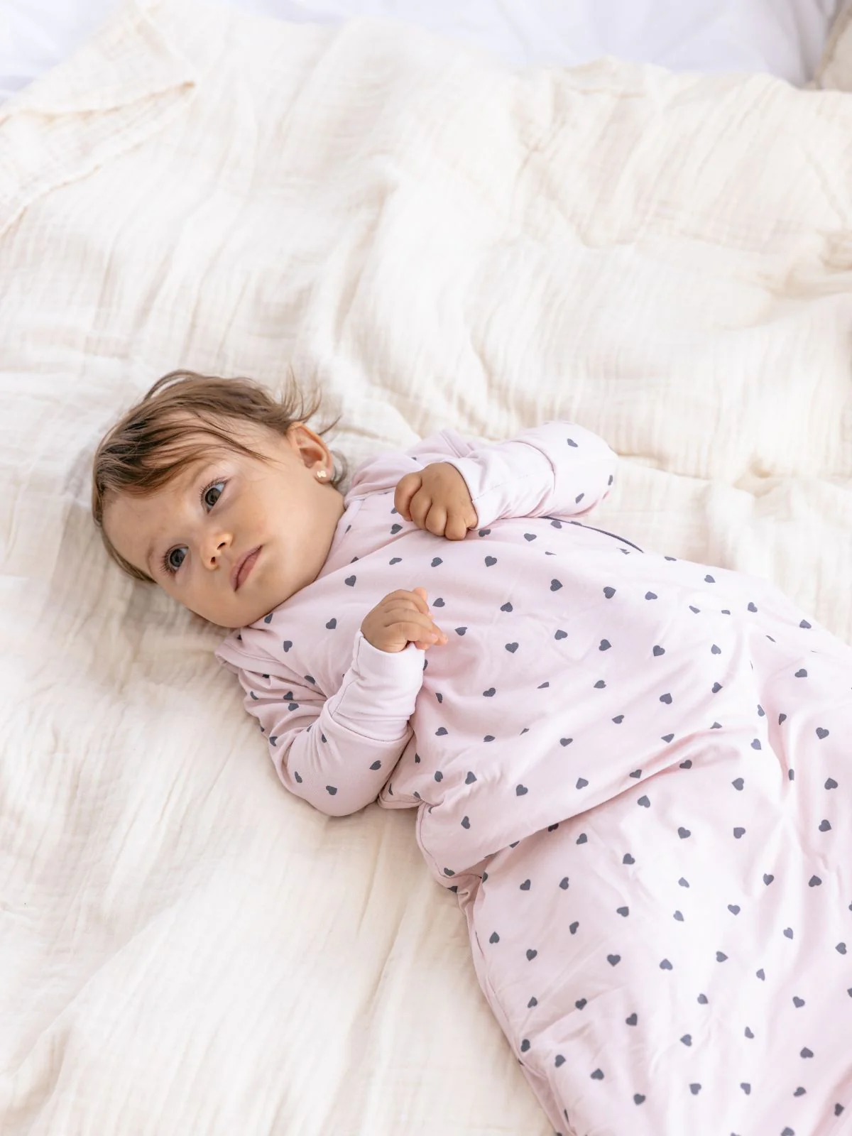 Little Hearts Bamboo Sleeping Bag