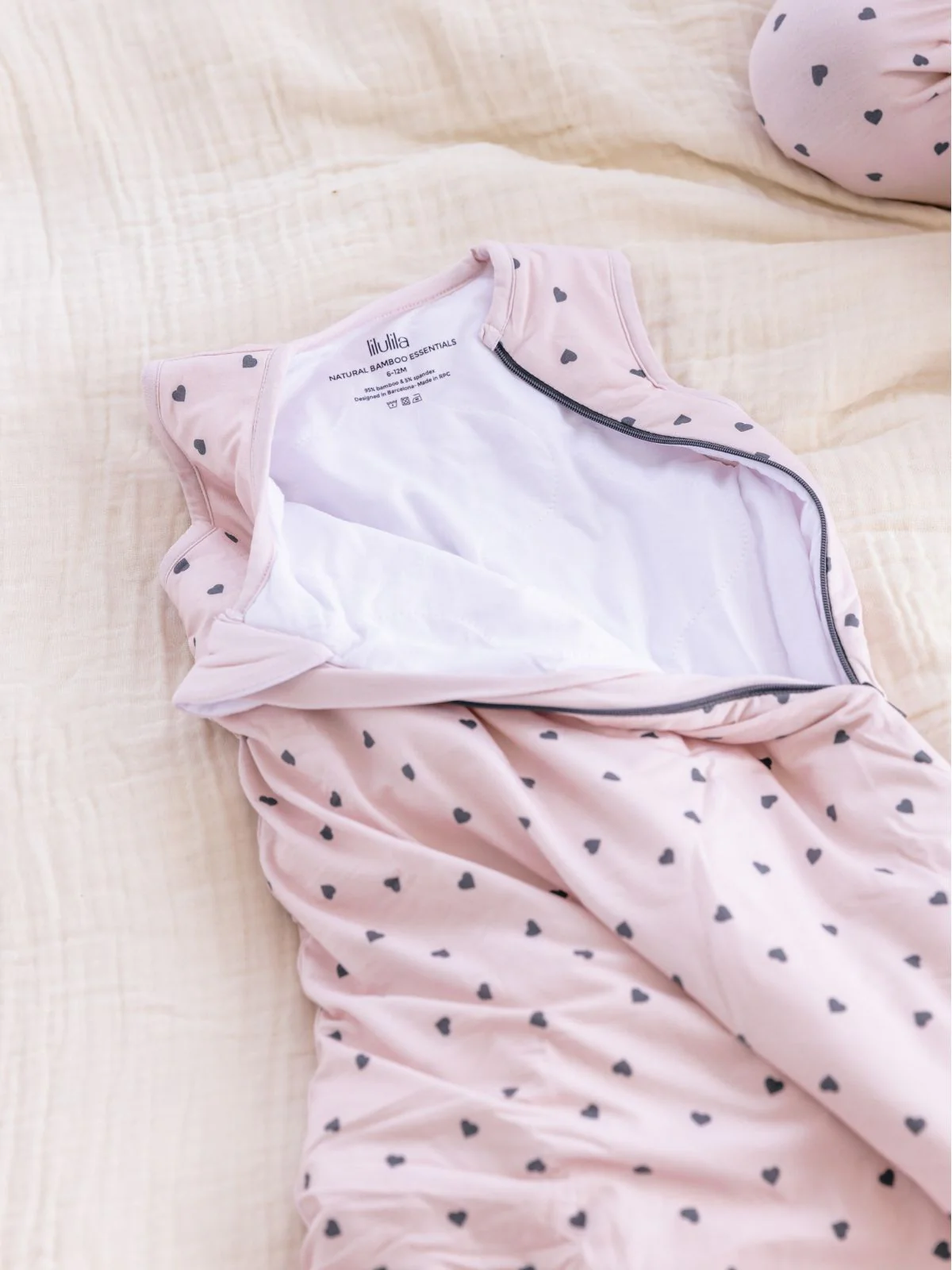 Little Hearts Bamboo Sleeping Bag