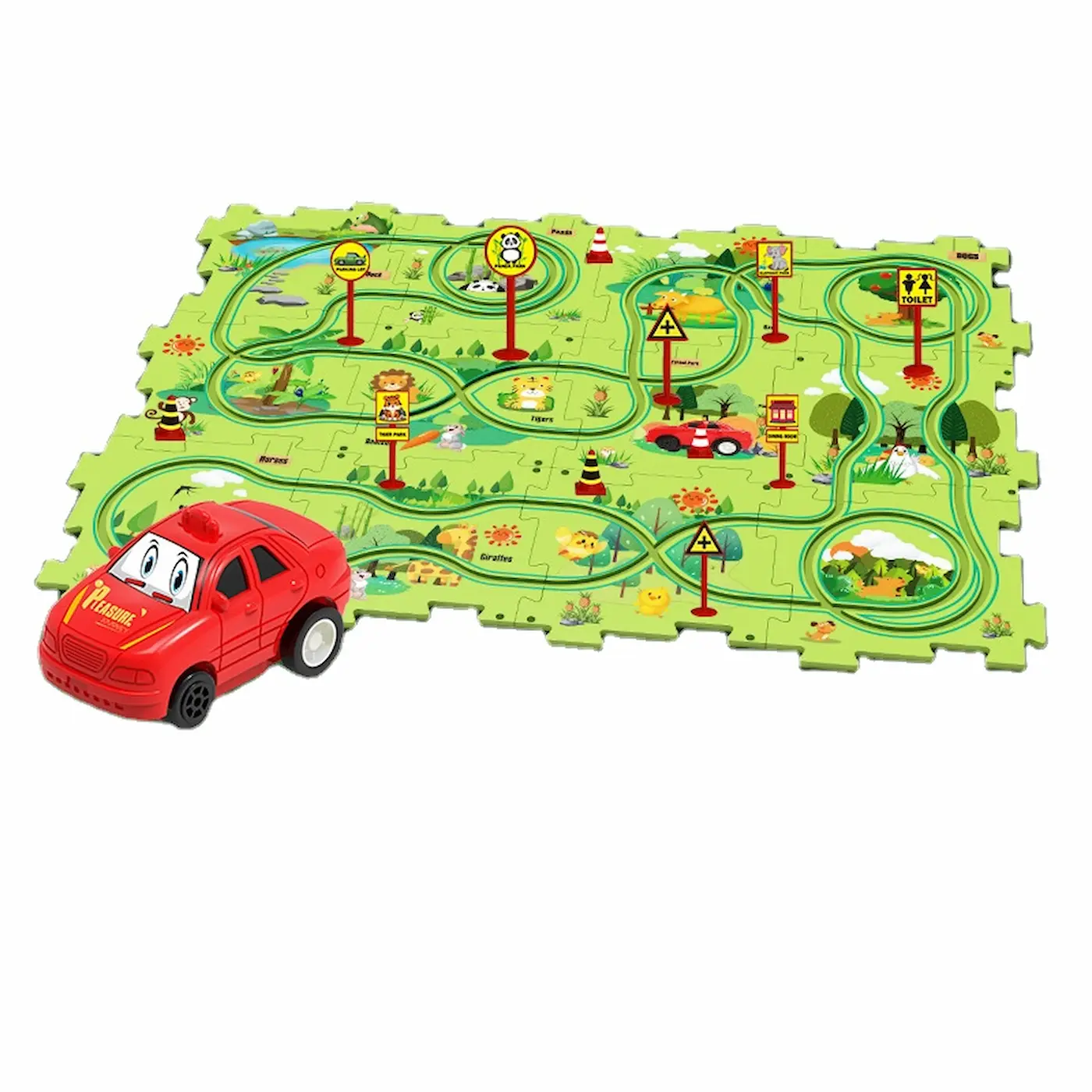 Race Car Puzzle | Pista de carros armable