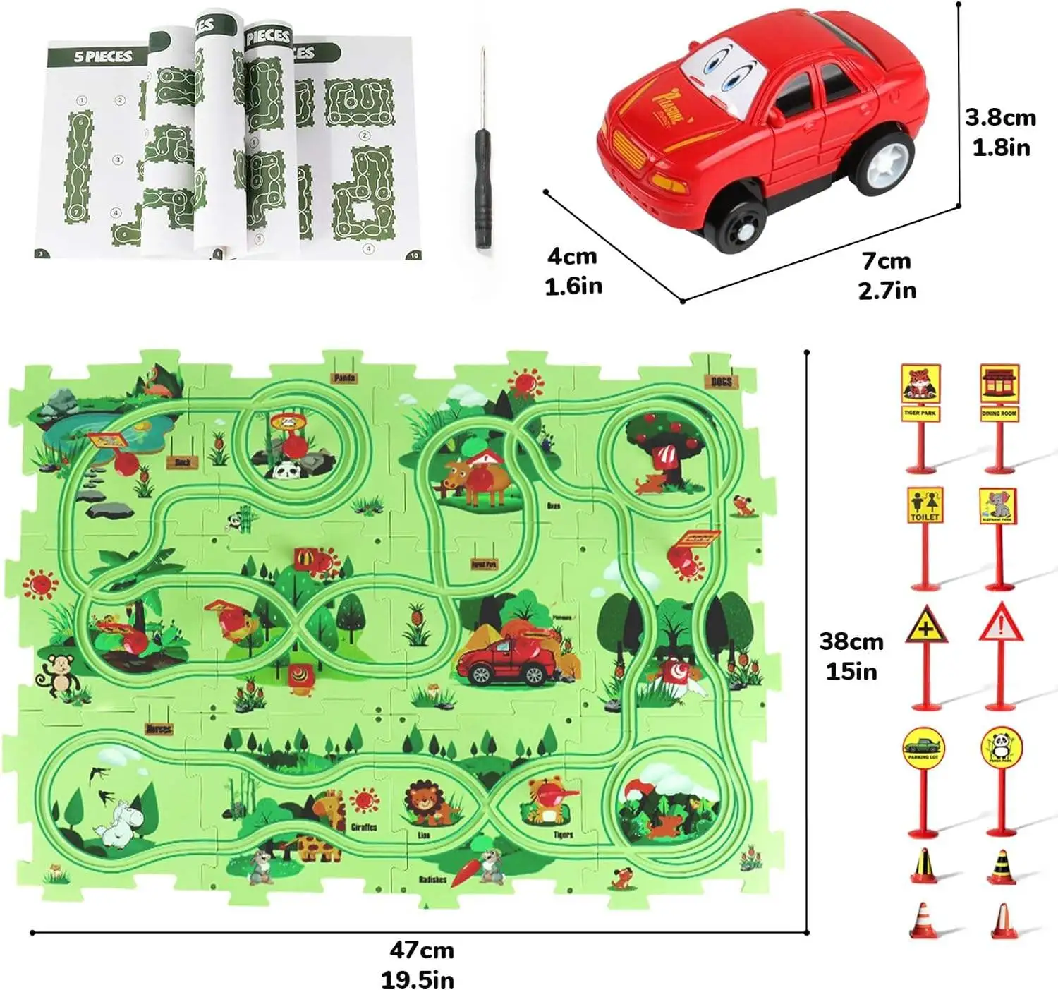 Race Car Puzzle | Pista de carros armable