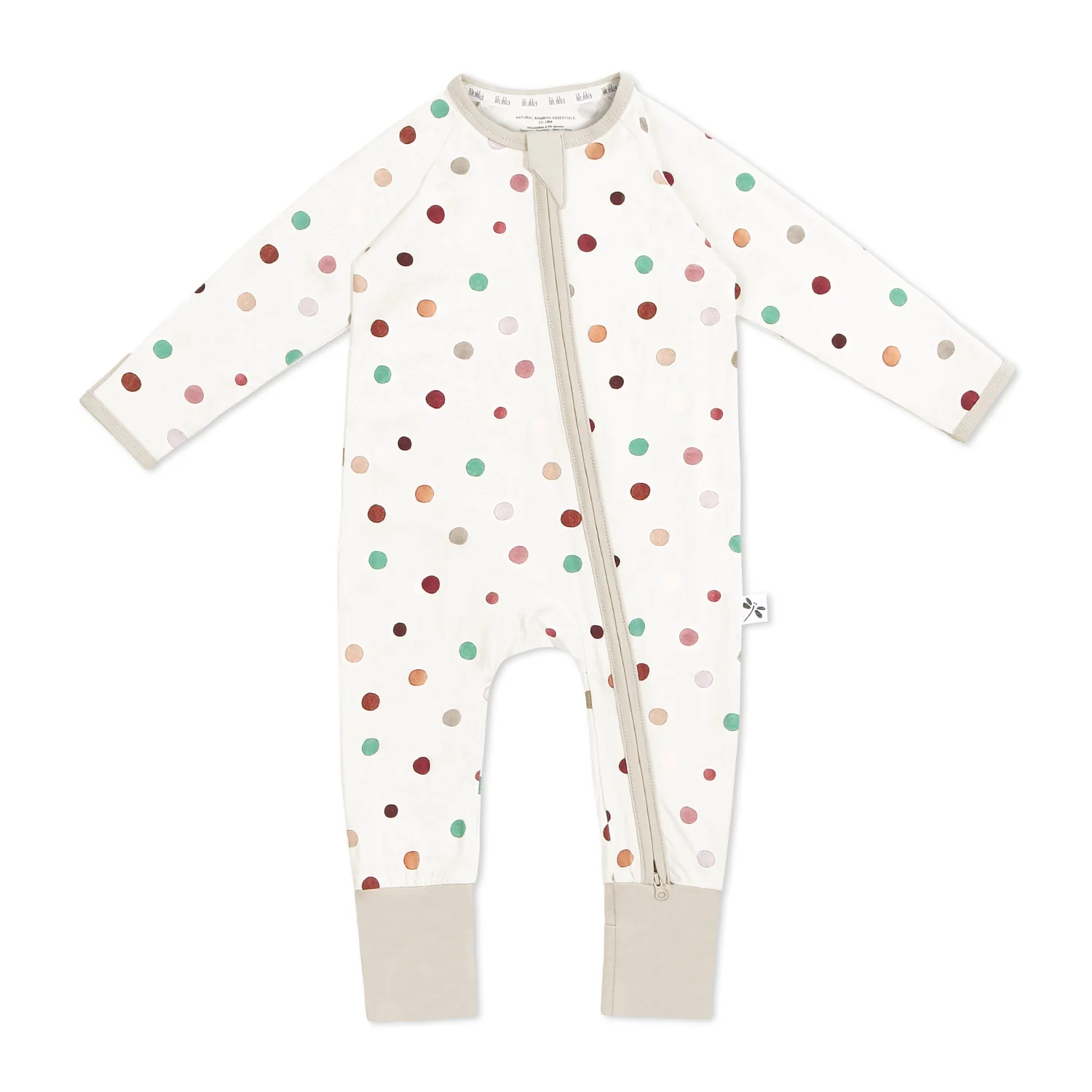 Mameluco con cierre Confetti Bamboo