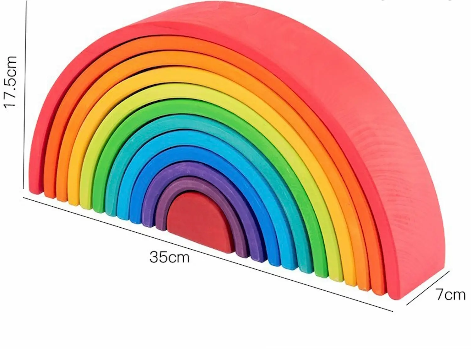 Montessori Wooden Rainbow