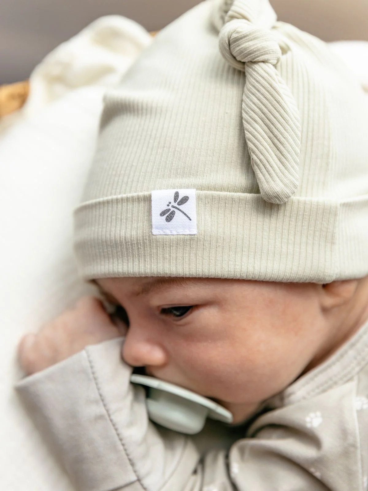 Green Double Knot Bamboo Hat