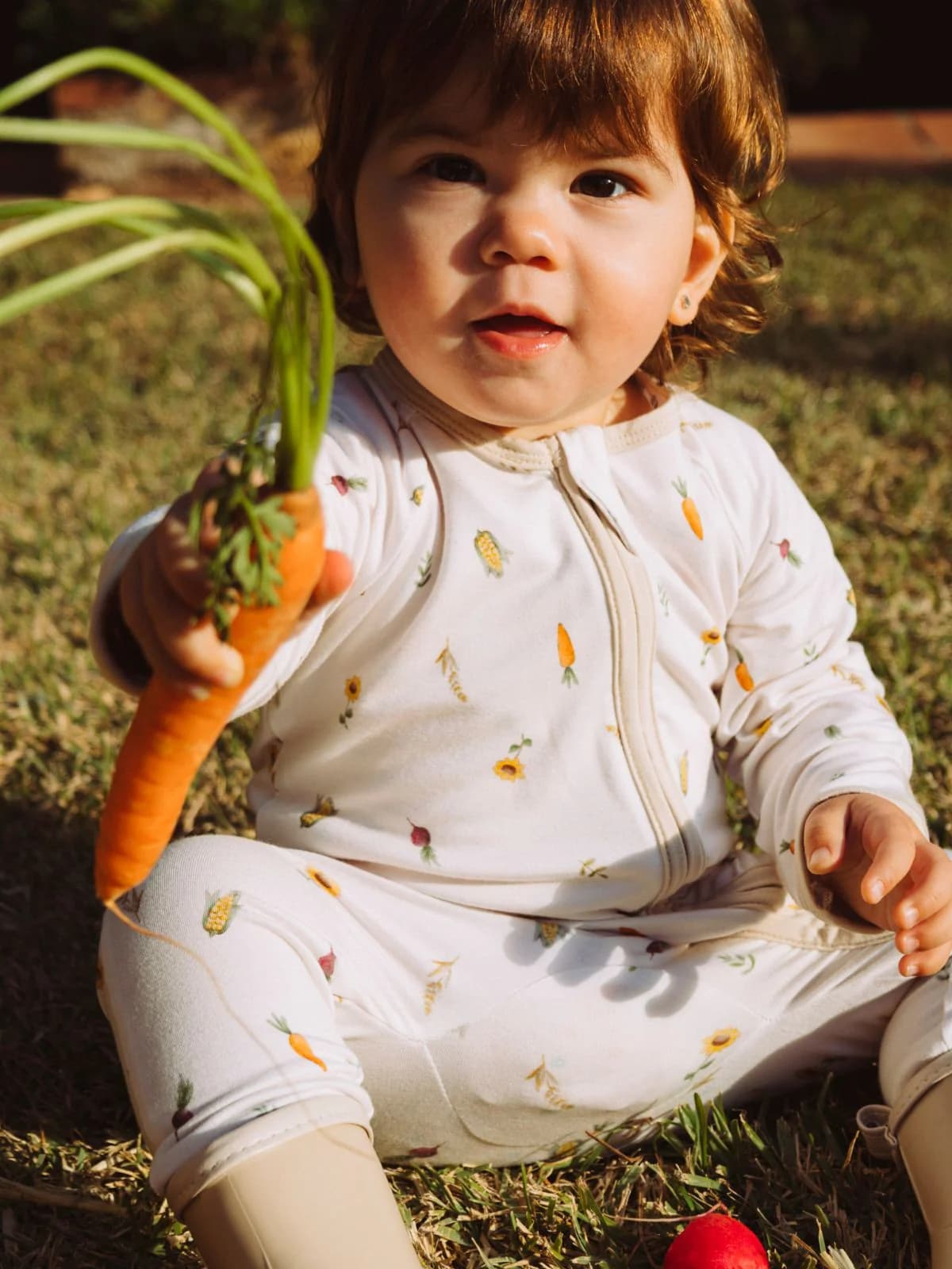 Mameluco con cierre Veggies Bamboo